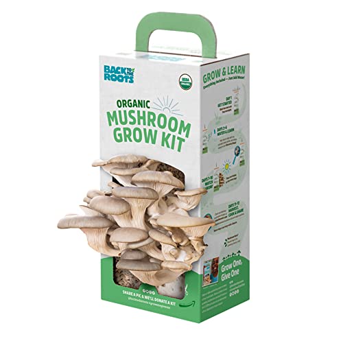 Back to the Roots Organic Mushroom Grow Kit (Harvest Gourmet Mushrooms In 10 Days)